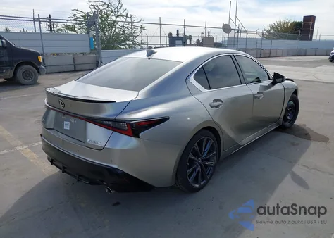 2021 Lexus Is 350 F Sport z USA, uszkodzony, nr VIN JTHGZ1B20M5047125
